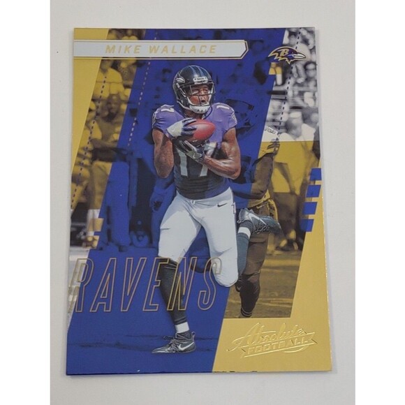 2017 Panini Absolute - #48 Mike Wallace - Baltimore Ravens - Picture 1 of 2